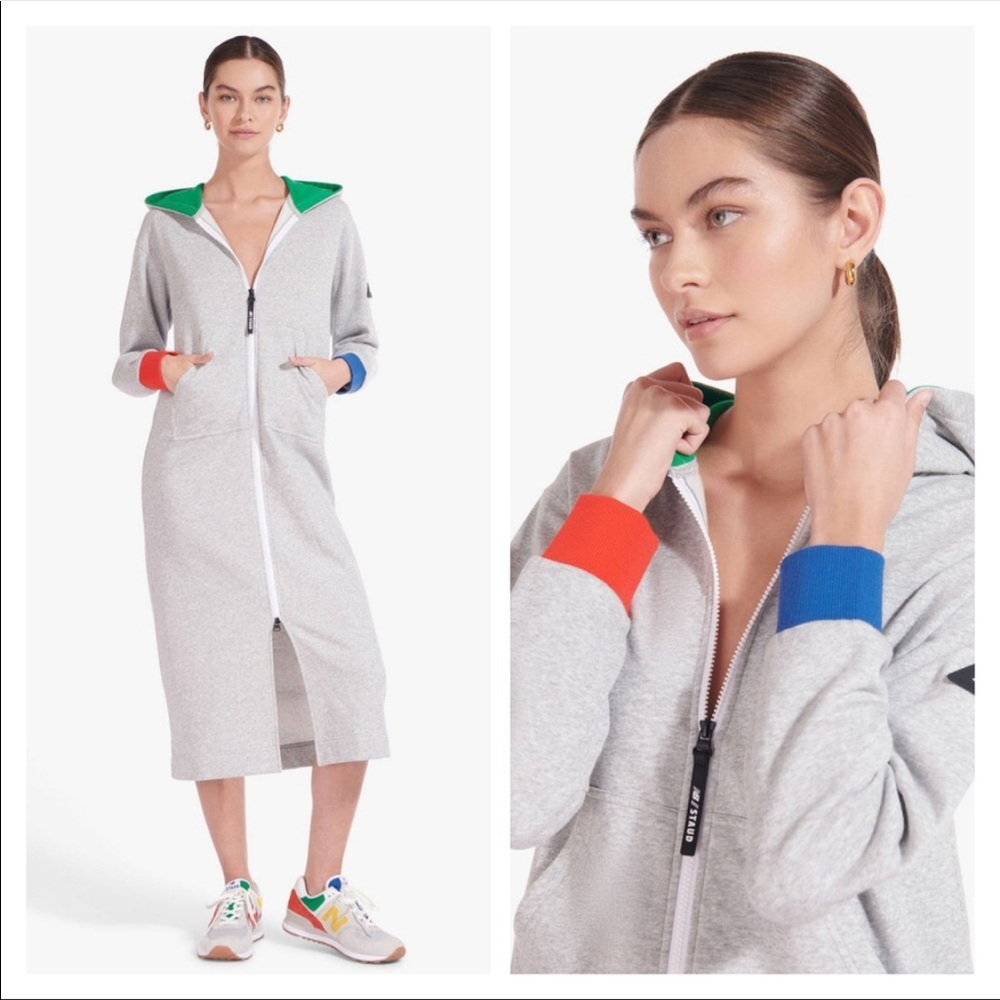 NWT Staud x New Balance color block maxi dress size XL